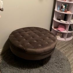 Gray Ottoman 