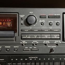 Tascam CDA-500 Cassette CD Pro Rack Mount 