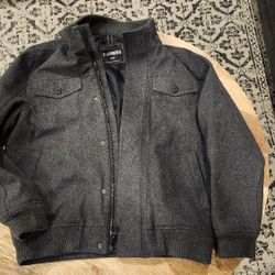 Express Jacket Sz Med - Bomber/Pea Coat