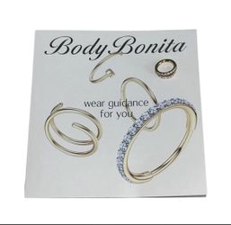 Brand New Silver Nose Ring by Body Bonita