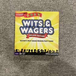 RARE Wits And Wagers Deluxe Edition New