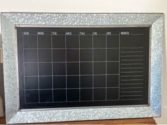 Decorative Chalkboard Calendar