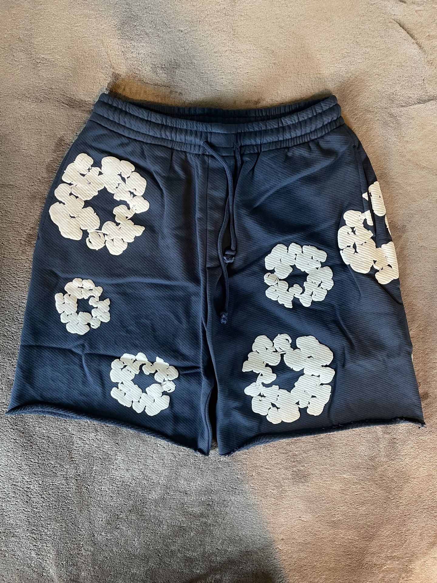 Navy Blue Denim Tears Shorts