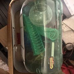 Hamster Cage And Misc. Items