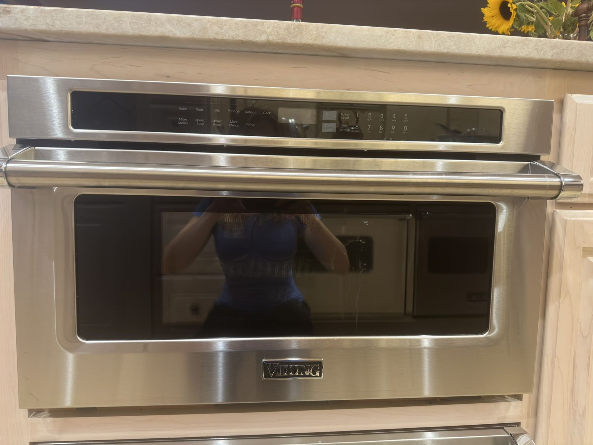 Viking VMDD5306SS 5 Series 30 Inch 1.6 cu. ft. Total Capacity Electric Single Wall Speed Oven with 2 Oven Racks, Convection, Sensor Cooking, Convectio