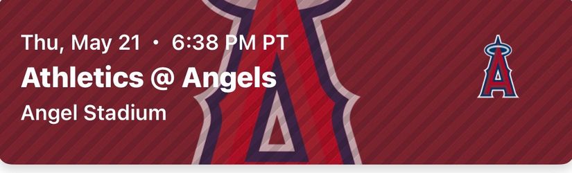 Angels verse A’s