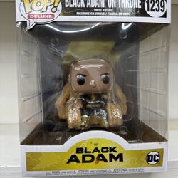 Black Adam On Throne Funko
