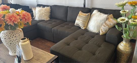 Black sectional