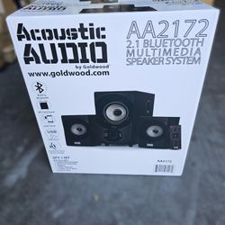 AA2172 Bluetooth Speaker Sys w/ USB and SD Computer Multimedia