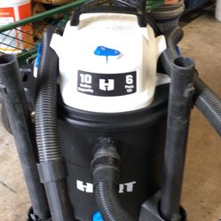 Hart 6hp,10 Gal. Wet/Dry Vacuum 