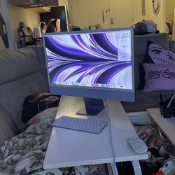 Purple IMAC 2021 M1 Chip