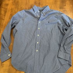 Men’s Ralph Lauren button-down shirt shipping available