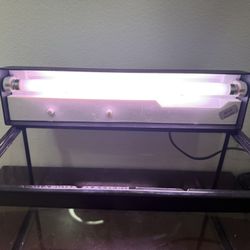 Aquarium Light Fixture Hood and Light Bulb Fish Tank