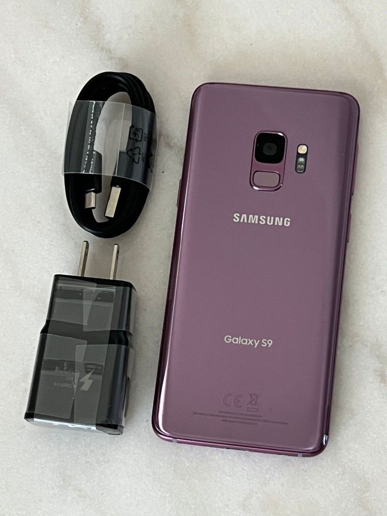 Samsung Galaxy S9  , Factory Unlocked,  Excellent Condition Like New 