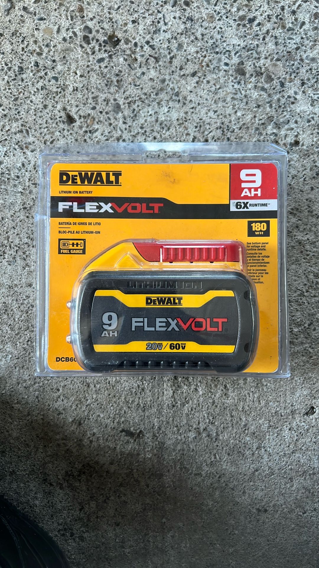 DeWALT BATTERY FLEX VOLT 9AH