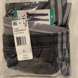 adidas Mens Climacore Essential 3 Stripe Track Pants *BRAND NEW* grey black charcoal XL Extra Large