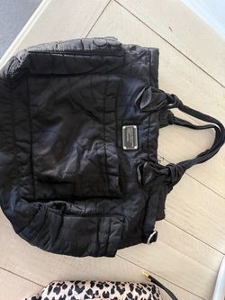 Marc by Marc Jacobs Black Quilted Nylon Tote Bag