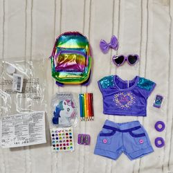 17 pcs doll accessories school supplies play set- NEW AND SEALED