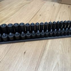 Snap On 1/2” Impact Socket Set