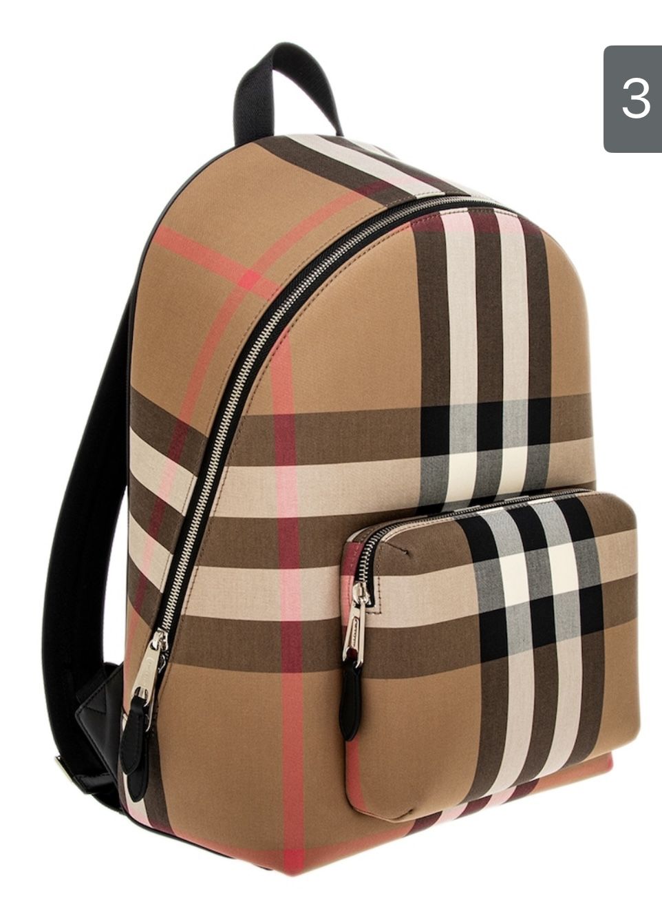 Brand New Authentic No Burberry Jeff Check Canvas Backpack