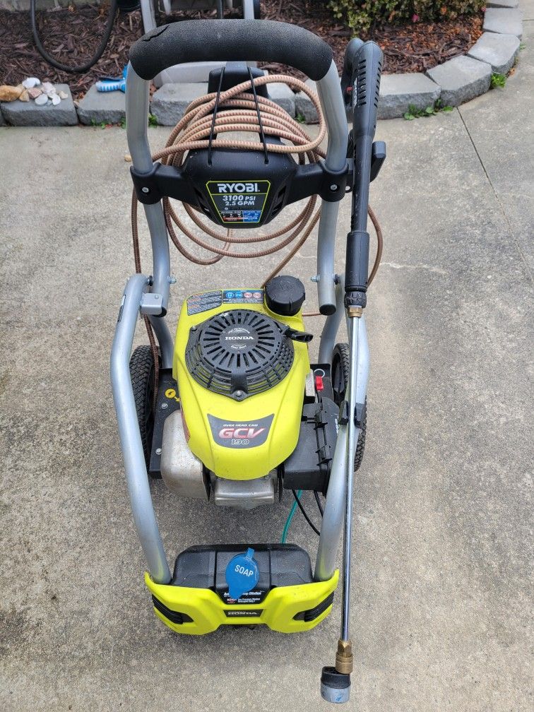 Ryobie 3100 Psi Gas Pressure Washer