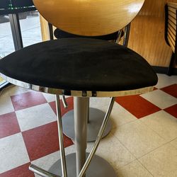 3 high top swivel Copenhagen bar chairs