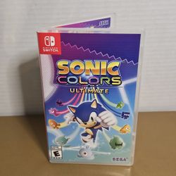 Sonic Colors Ultimate Nintendo Switch Game. Original Owner. Excellent Condition 