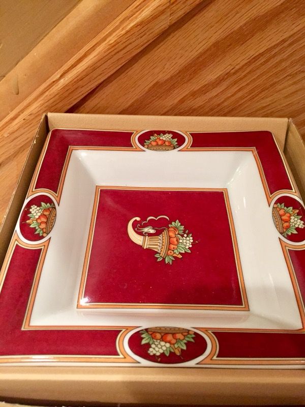 7” porcelain Limoges dish from France