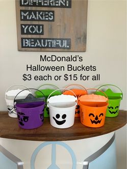 McDonald’s Halloween Buckets