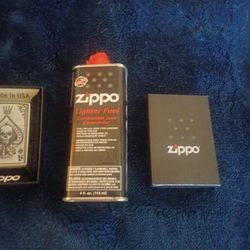 Ace Skull Zippo Lighter