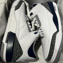 Jordan 3 Midnight Navy 