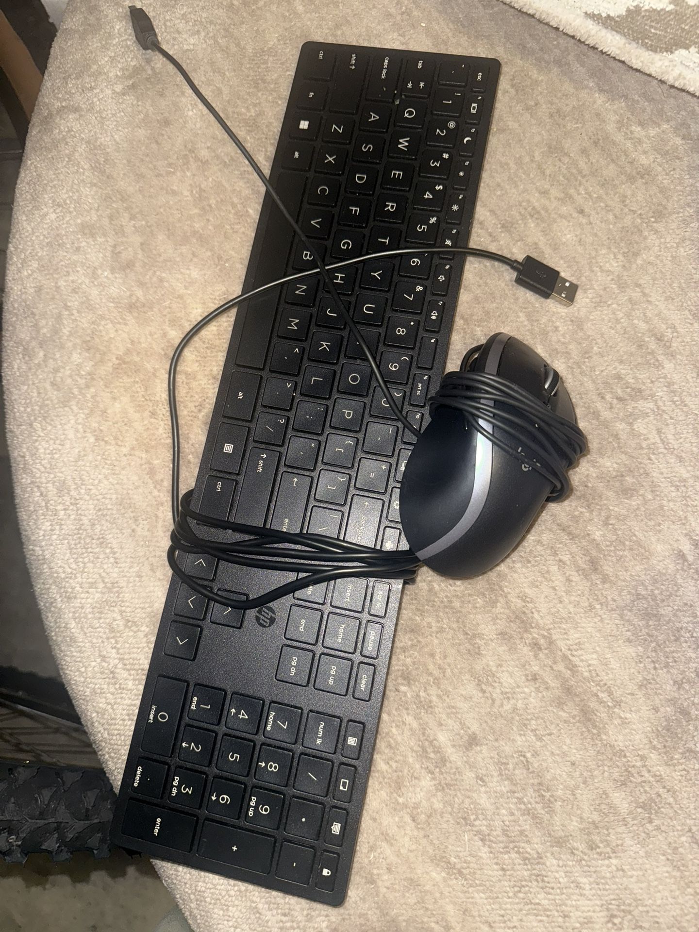 Wired Keyboard And Mouse