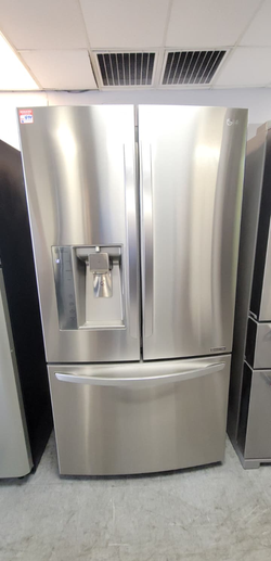 LG French Door Fridge – Stainless, Ice & Water Dispenser