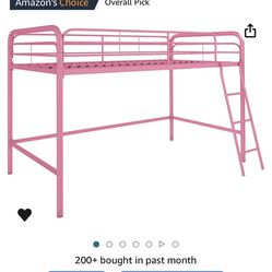 Pink Loft Bed 