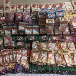 Inuyasha Sealed Booster Boxes And Packs Collection 115 Boxes 800 Packs And More
