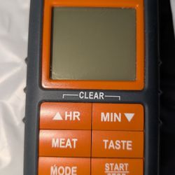 ThermoPro Remote Food Thermometer Cook Like A Pro BBQ Grill Smoker TP-07S Used