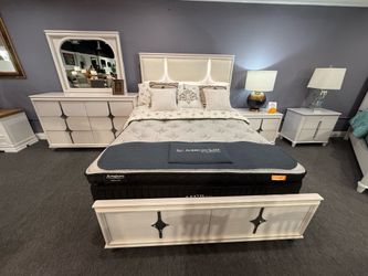 4 PC KING BEDROOM SET