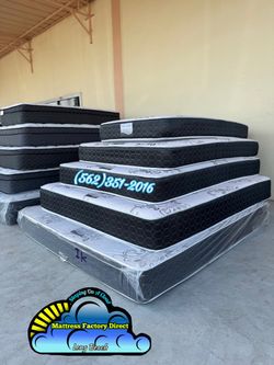 Queen deluxe mattress and Boxspring bed set Colchon y tambor