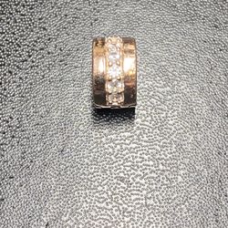 Authentic Pandora 14k Rose Gold Swarovski charm