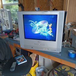 20" Vintage Tv And DVD Player, Works Great 