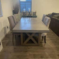 Concrete Dining Table