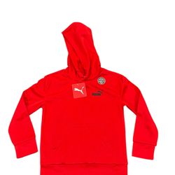 Boys Puma Sportswear Hoodie - Red 5T