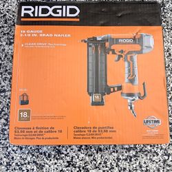 BRAD NAILER 18GA RIDGID 