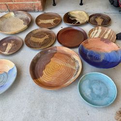 Handmade Clay Pot Saucers