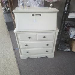 White Dresser With Flip Down Top