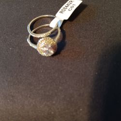 2 Ring Engagement AND Wedding Bandk