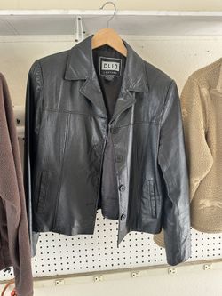 Clio Women’s Leather Jacket Size M