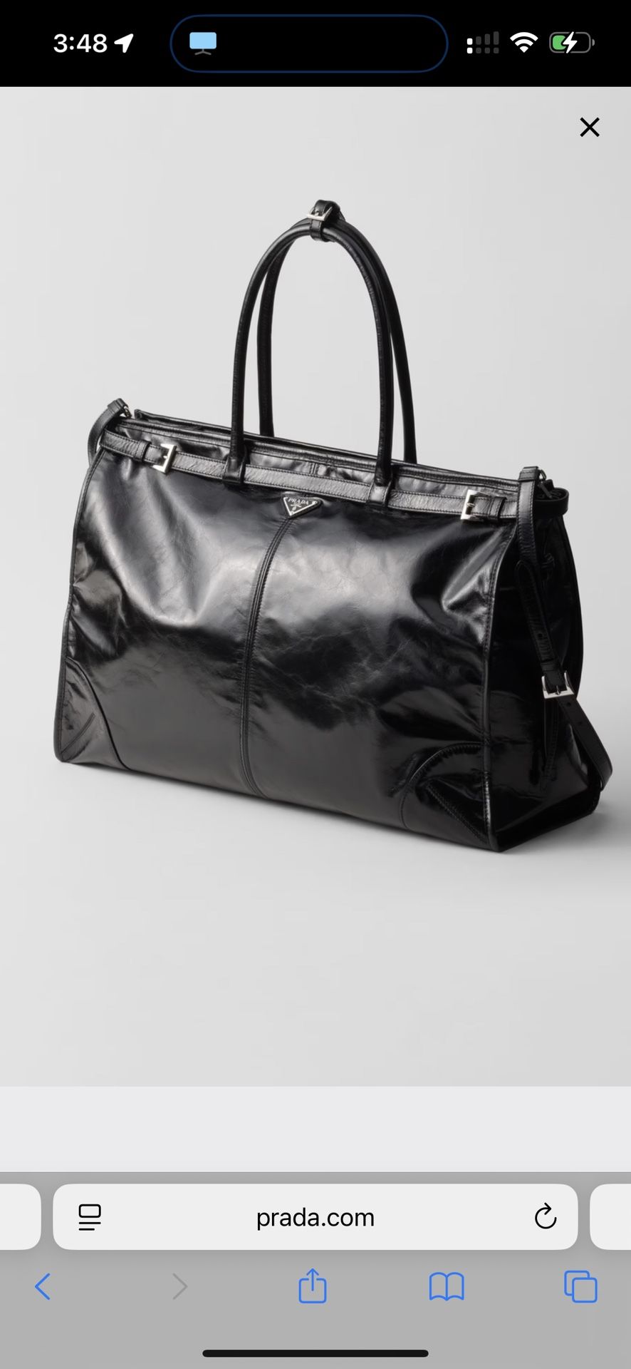 NEW MENS PRADA TOTE BAG