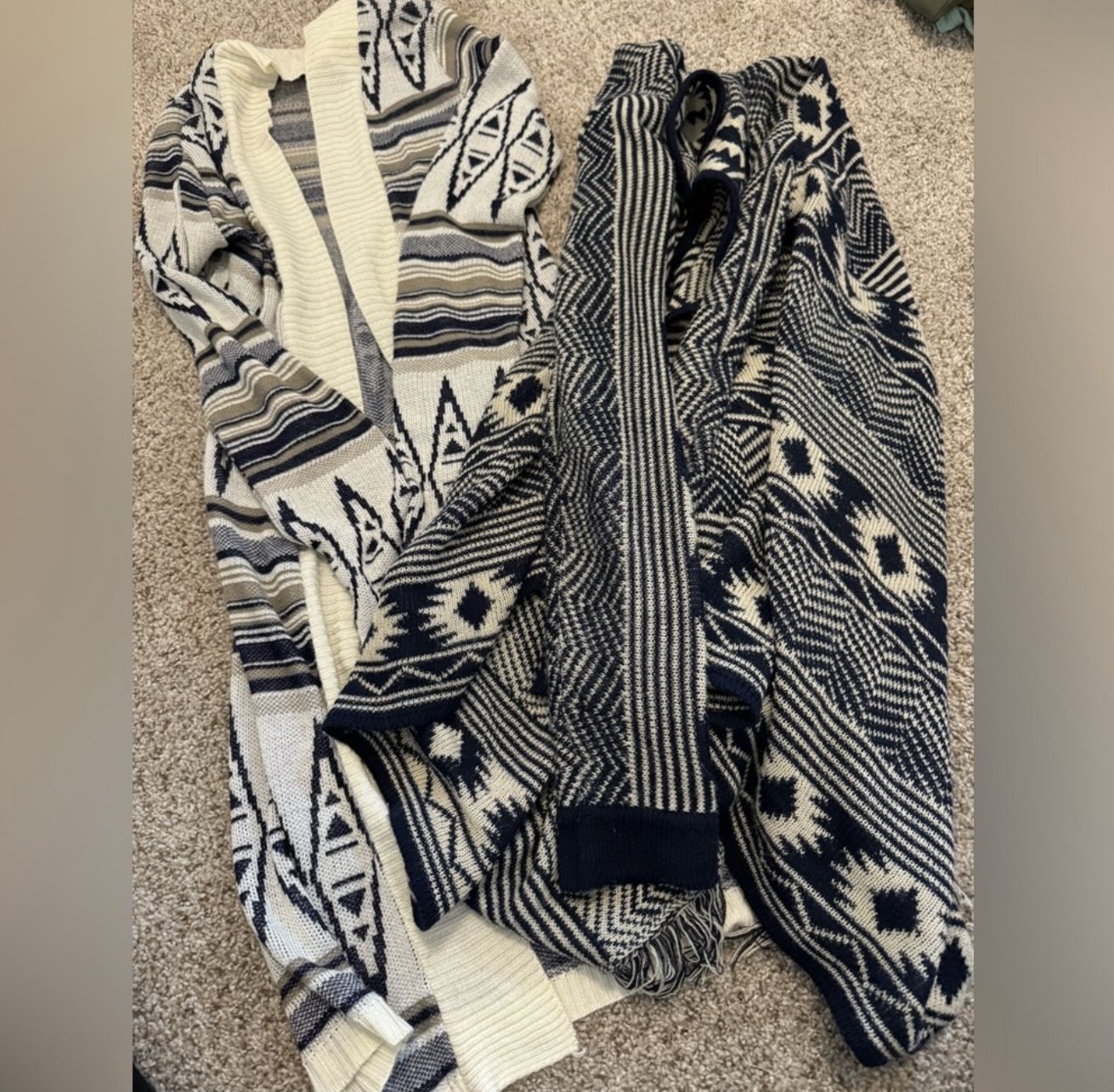 Navy Blue Tribal Cardigan Bundle