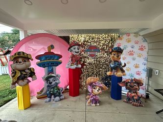 Paw Patrol Party Character Cutouts